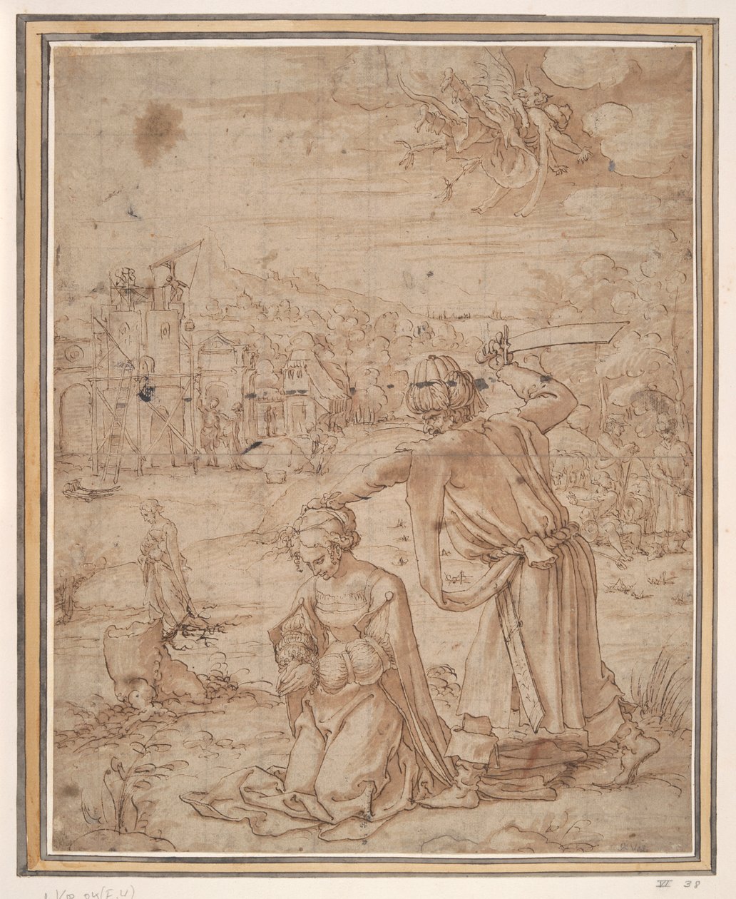 Onthoofding van St. Barbara door Jan Swart Van Groningen