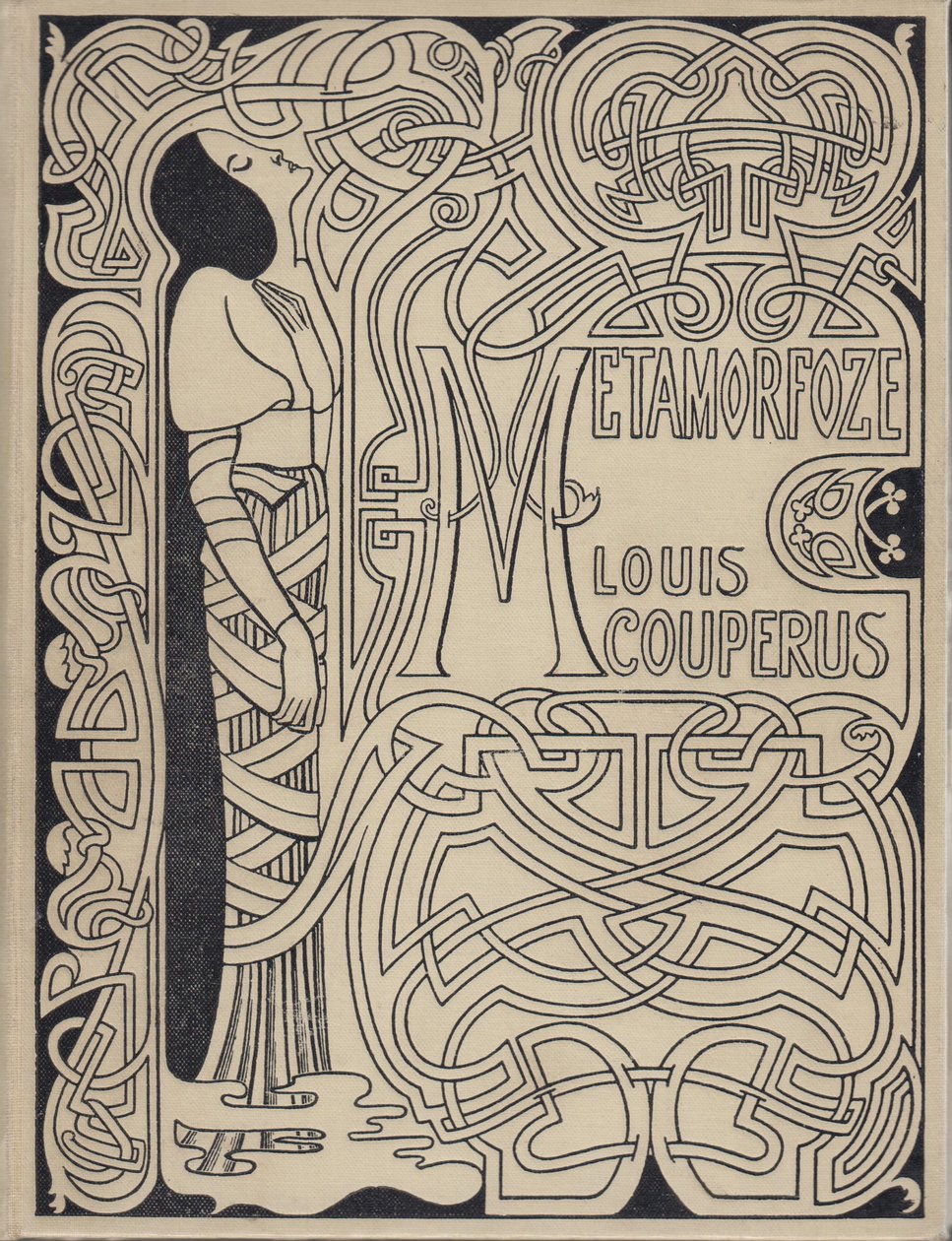 Omslagontwerp Metamorfoze door Louis Couperus, 1897 door Jan Toorop