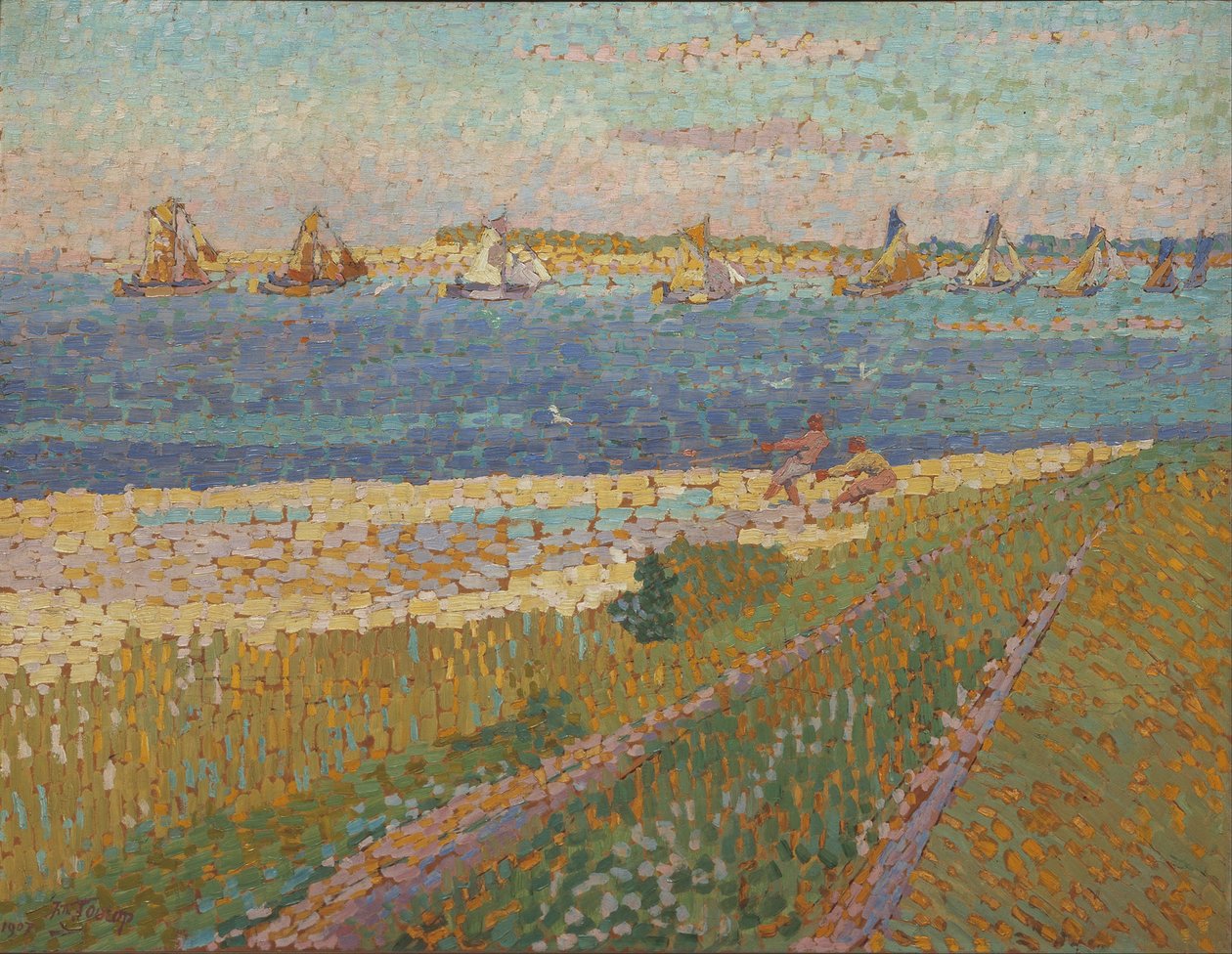 De Schelde bij Veere door Jan Toorop