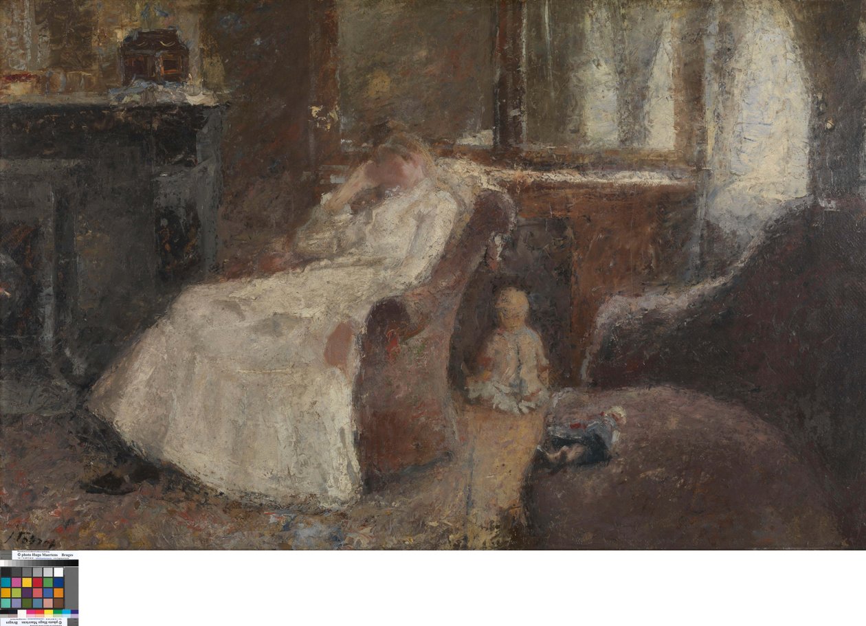 Nederlands: Annie Hall in Lissadell, Kenley Vrouw_in_Wit door Jan Toorop