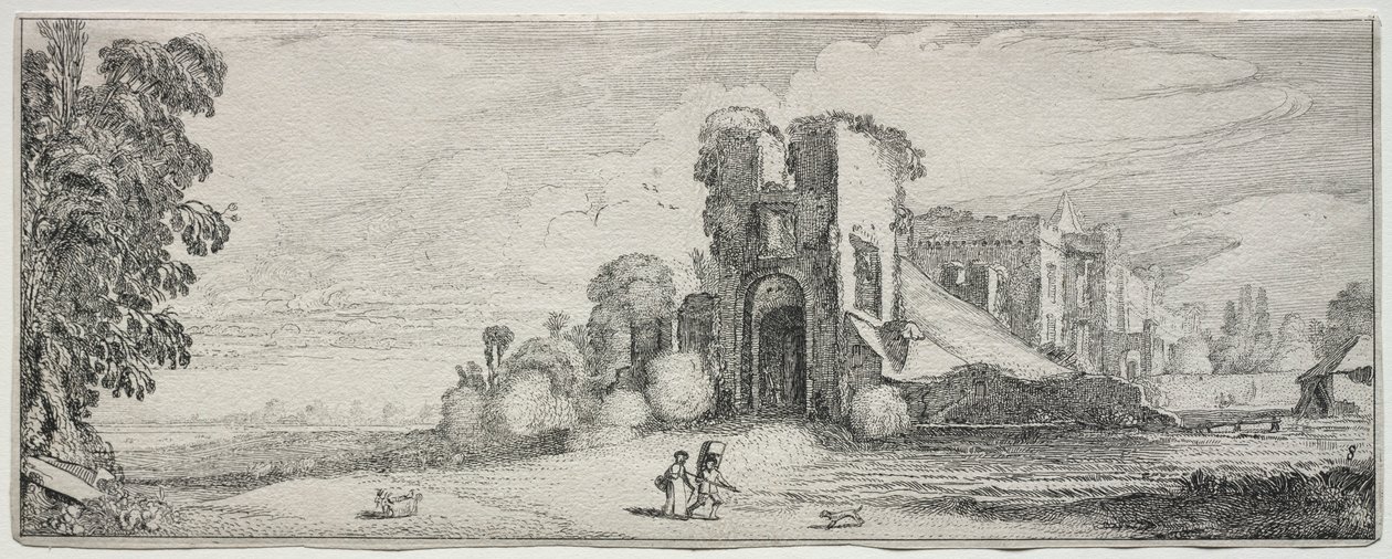 Landschappen en Ruïnes: Kasteel Brederode door Jan Van de Velde