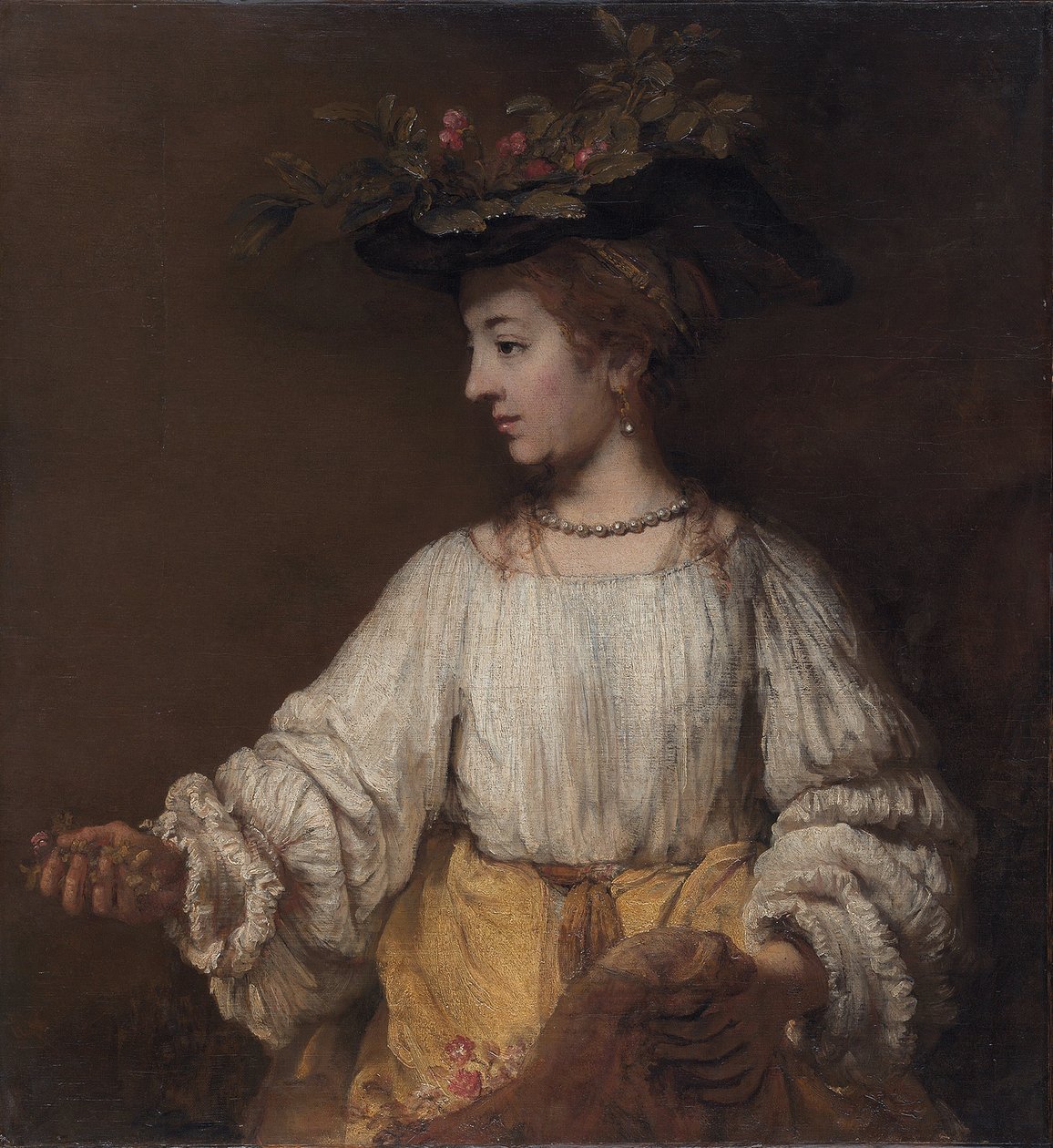 Flora door Johannes Vermeer