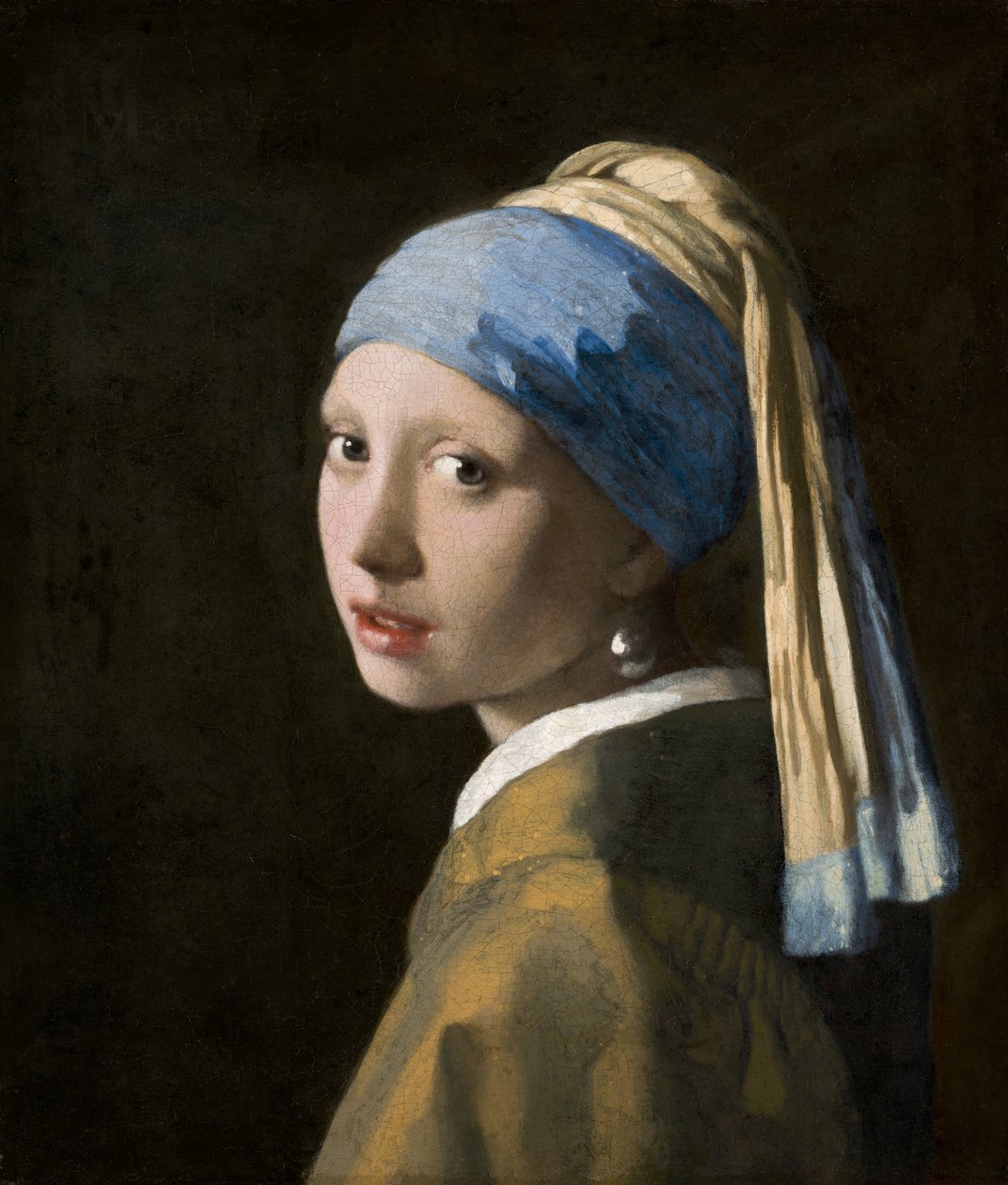 Het meisje met de parel door Jan Vermeer van Delft