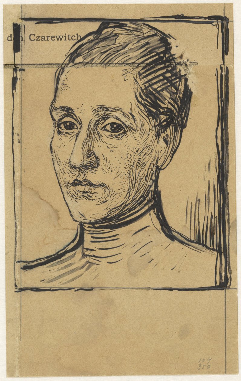 Portret van Anna Dorothea Veth-Dirks door Jan Veth