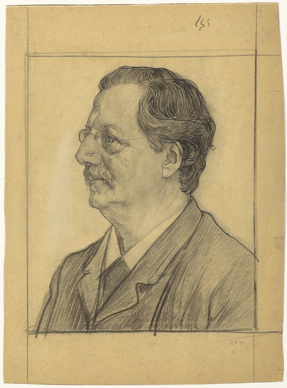 Portret van Charles Boissevain door Jan Veth