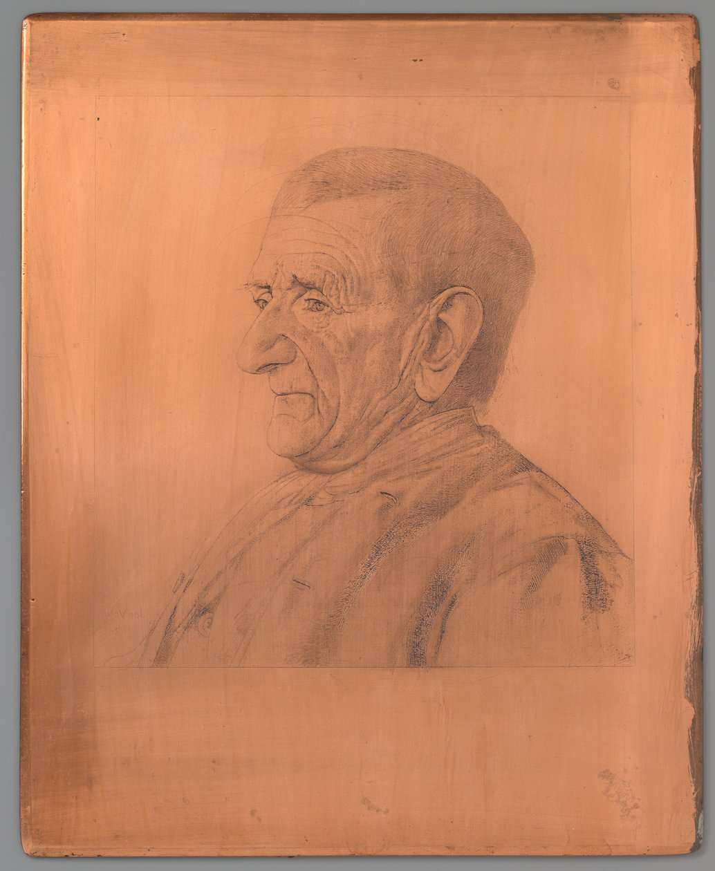 Portret van Jan Schaap door Jan Veth