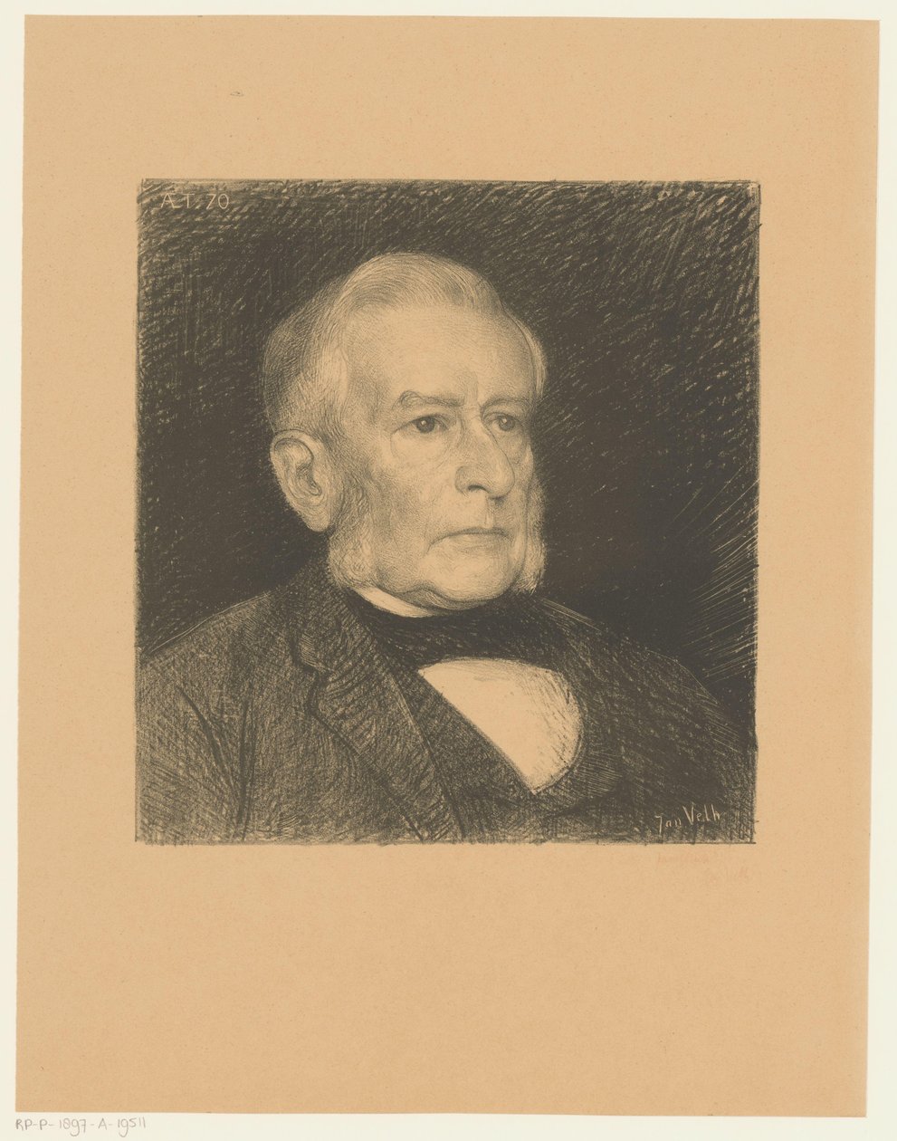 Portret van Matthijs de Vries door Jan Veth