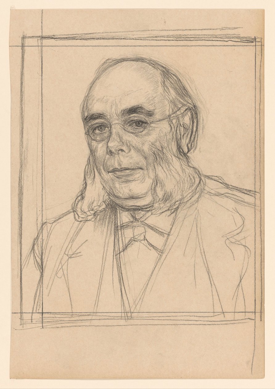 Portret van dr. H. Pierson door Jan Veth