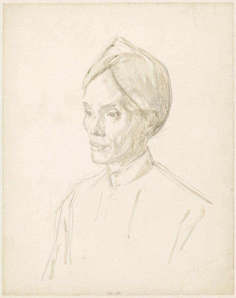 Portret van een Javaan door Jan Veth