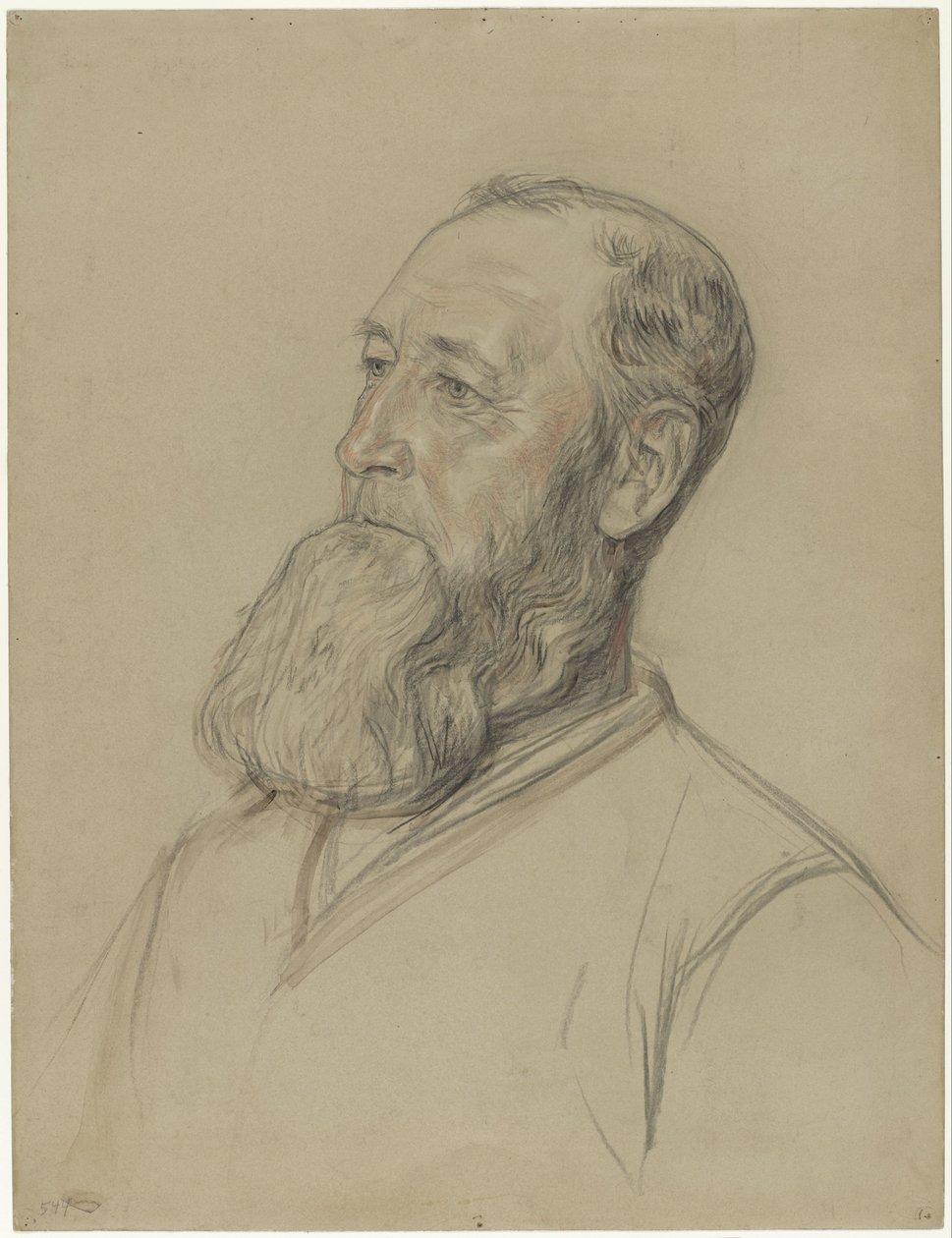 Portret van een eierboer uit Broek door Jan Veth