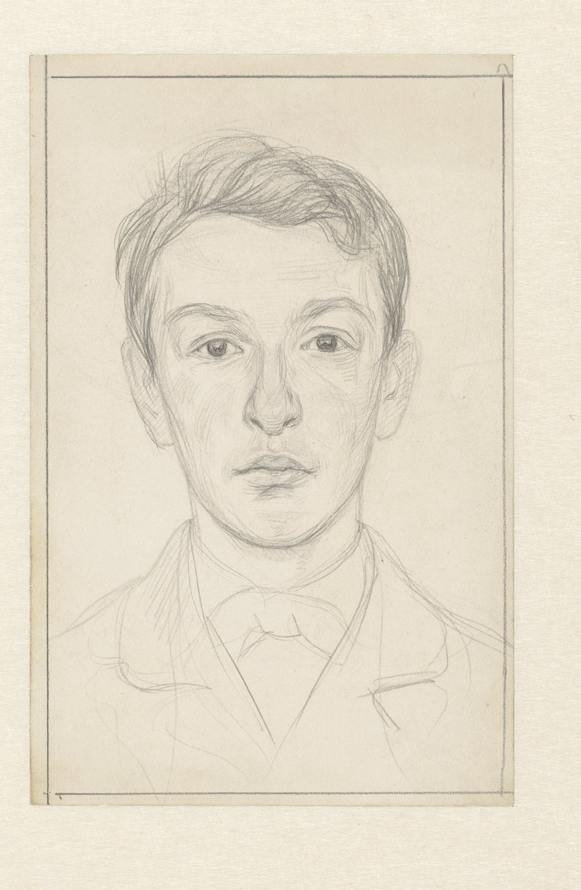 Portret van een jongen door Jan Veth