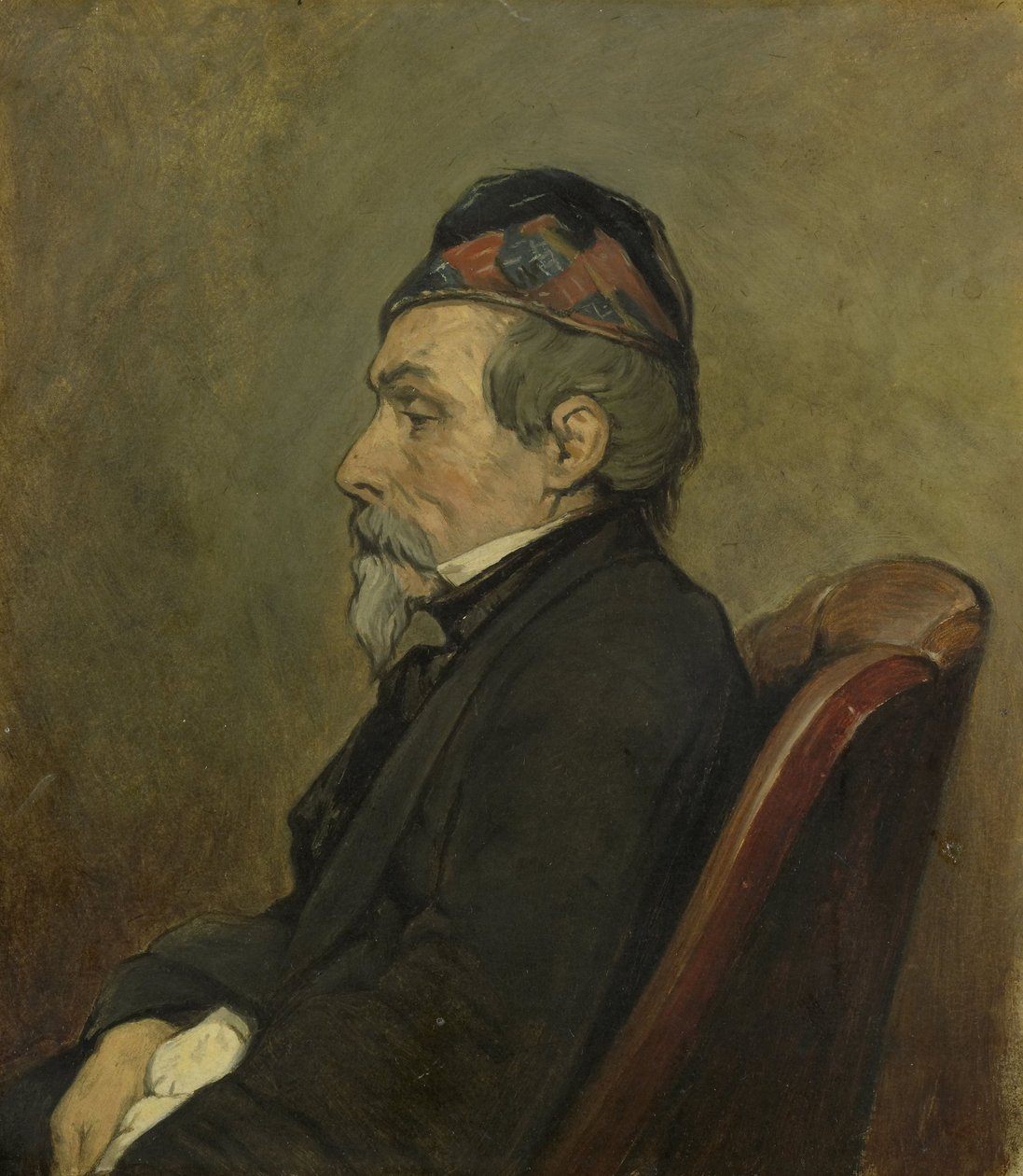 Portret van Johan-Hendrick-Louis Meyer door Jan Weissenbruch