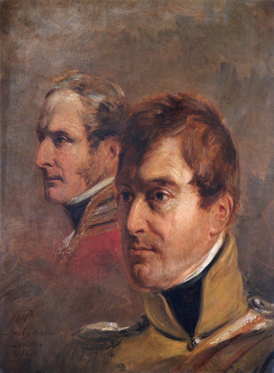 Generaal-Majoor Sir Frederick Cavendish Ponsonby en Generaal-Majoor Sir Colin Campbell door Jan Willem Pieneman