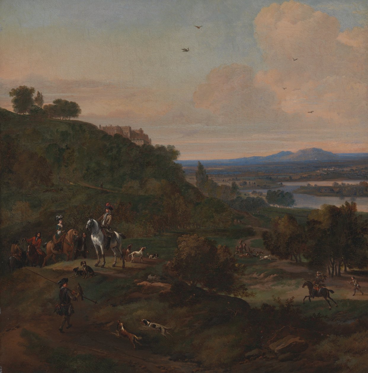 Havikreiger onder Stirling Castle door Jan Wyck