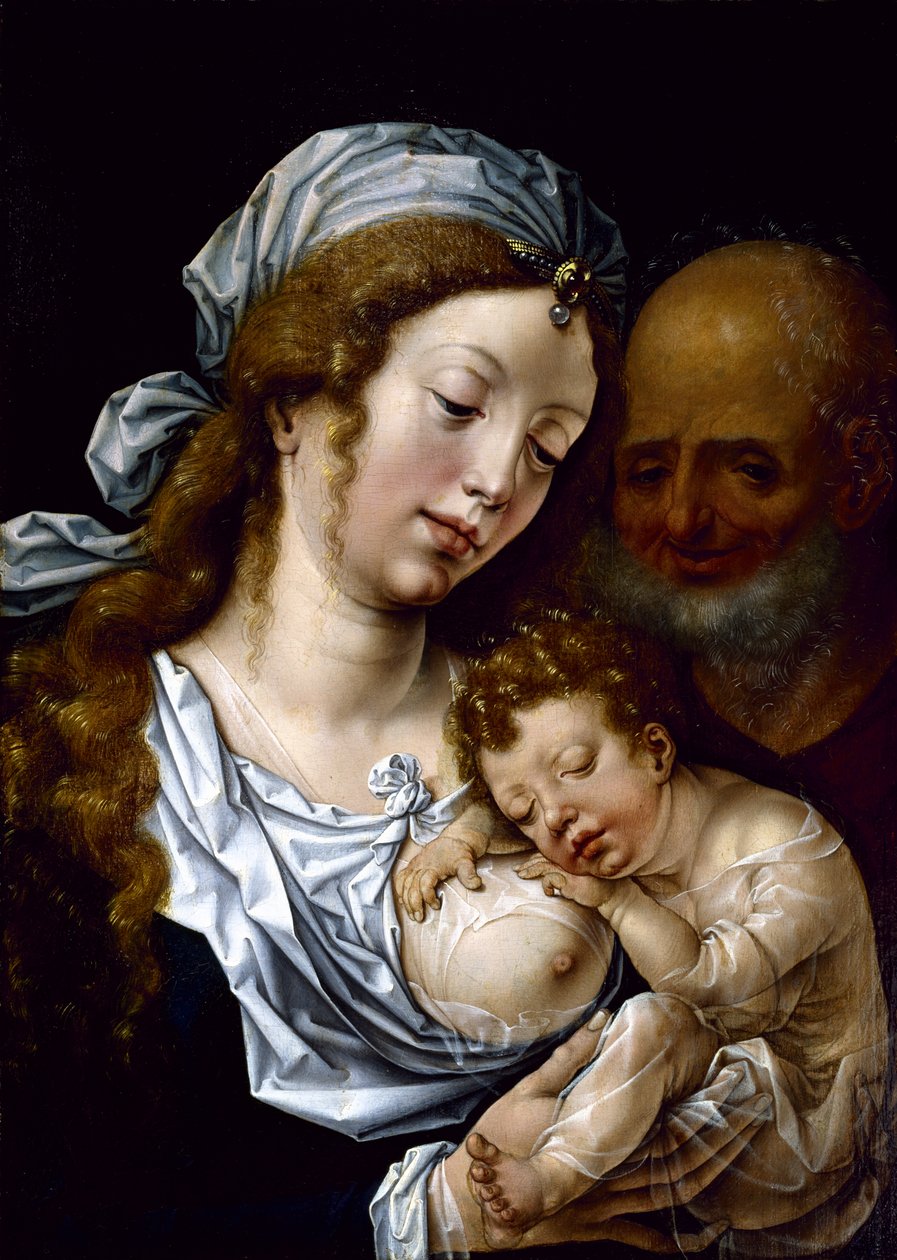 De Heilige Familie door Jan Gossaert
