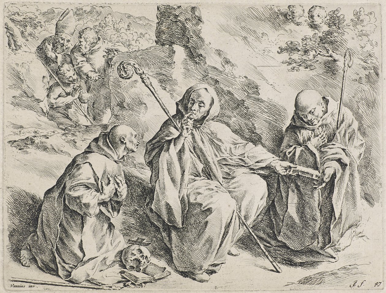 Heilige Bruno door Jan de Bisschop