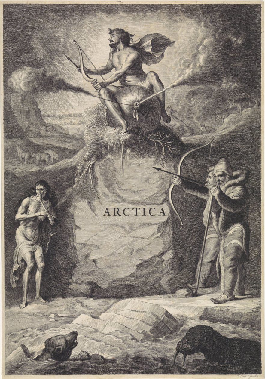 Arctisch landschap door Jan de Visscher (rejected attribution)