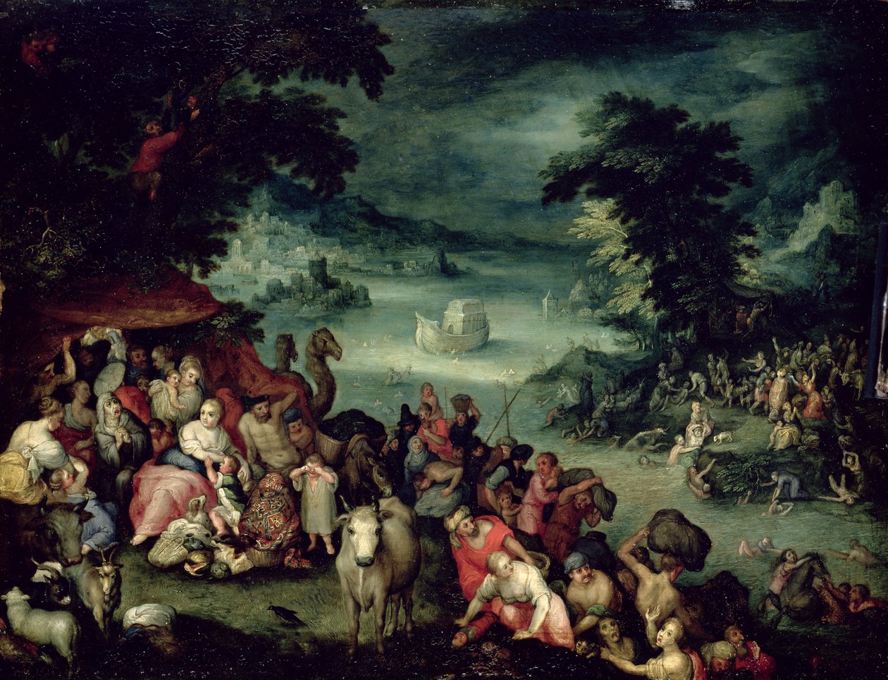De zondvloed door Jan the Elder copy Brueghel