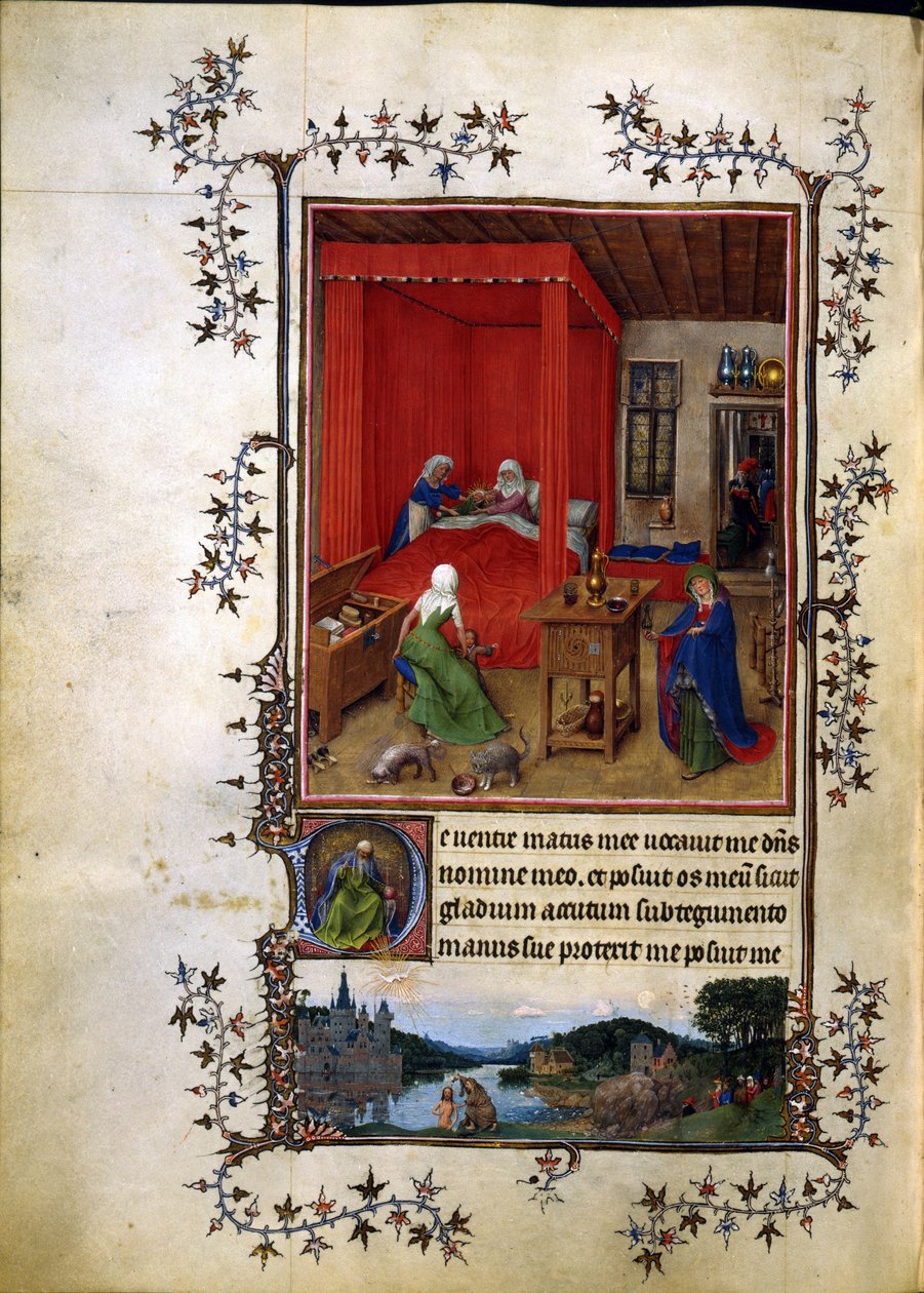 De prachtige uren van de Notre Dame door Jean de Berry door Jan van Eyck