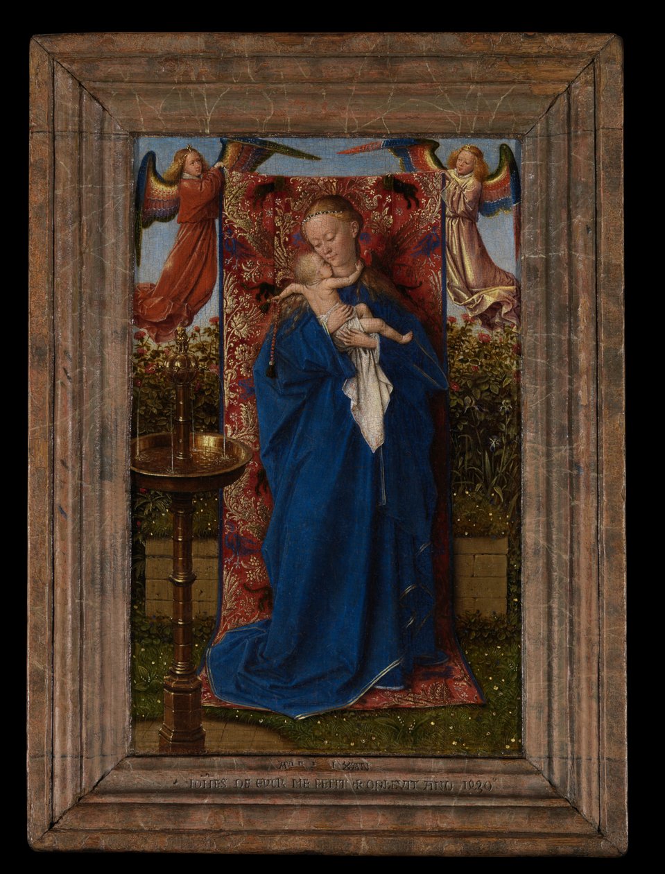 Madonna bij de fontein door Jan van Eyck