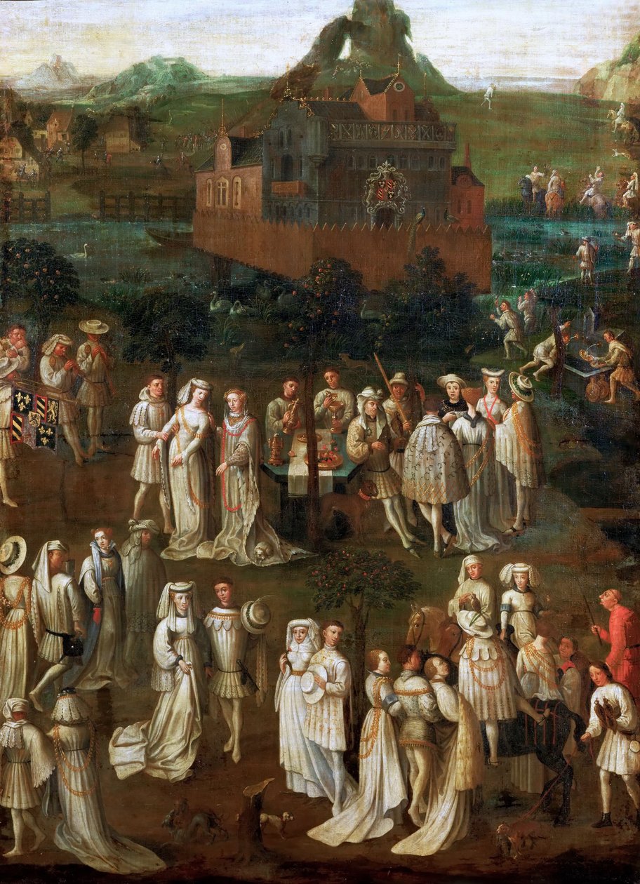 Het huwelijk van Filips de Goede met Isabella van Portugal in januari 1430 door Jan van Eyck