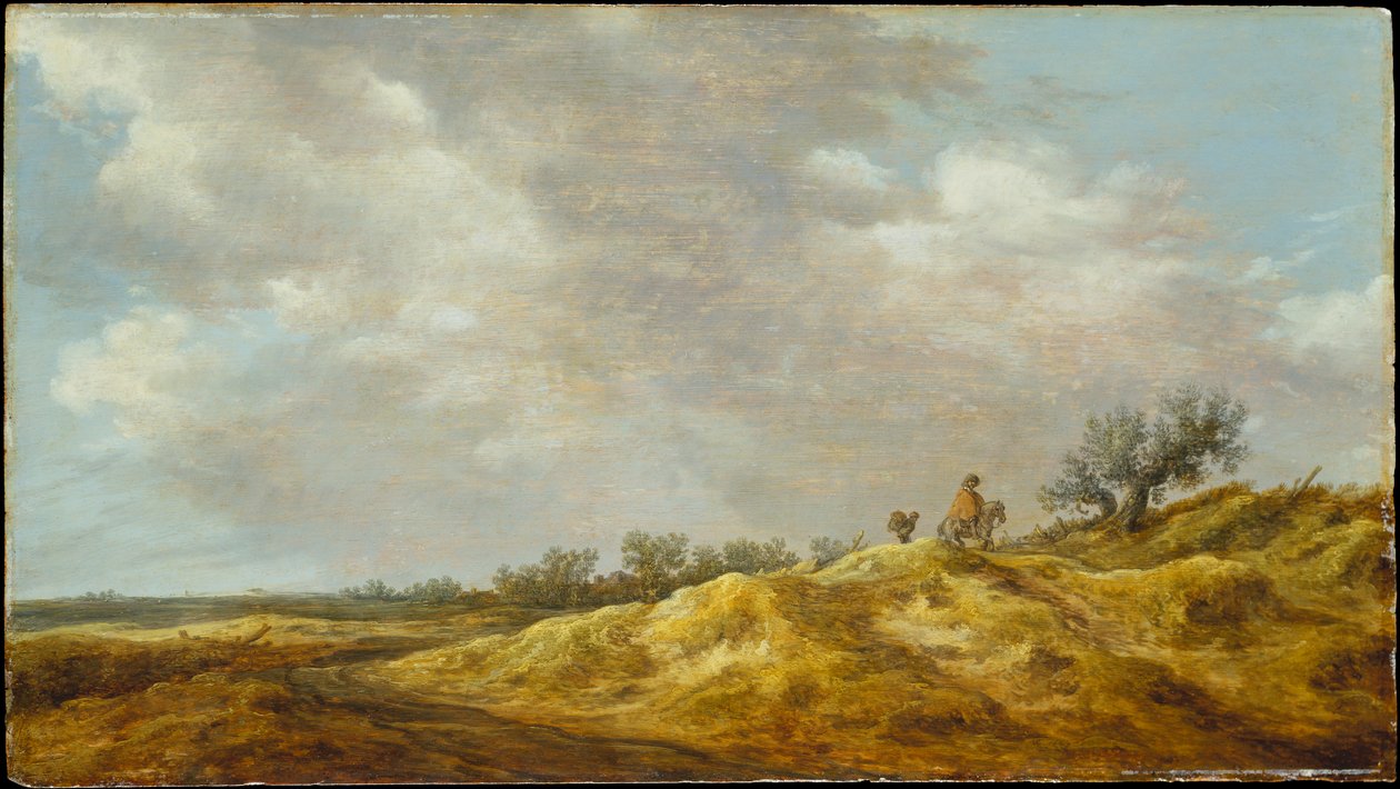 Pad door de duinen door Jan van Goyen
