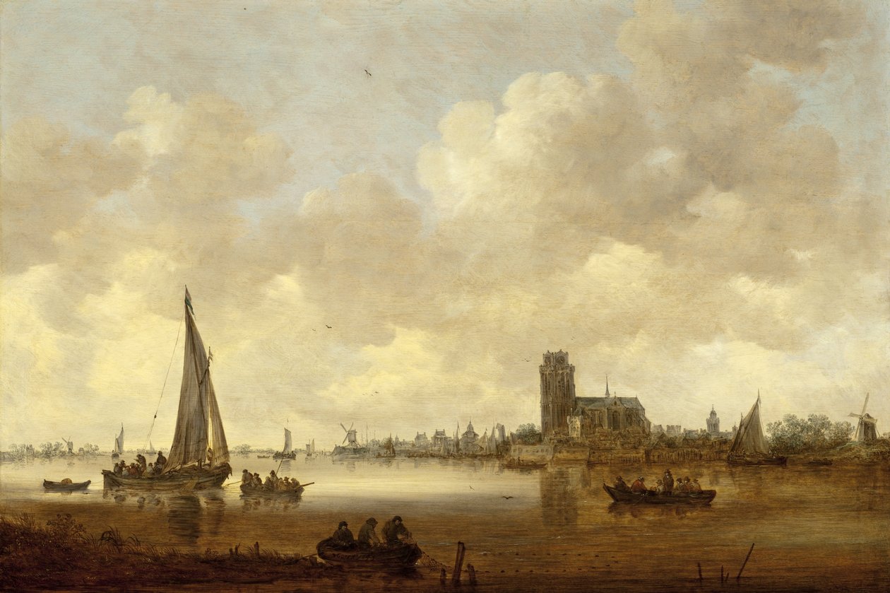 View of Dordrecht door Jan van Goyen
