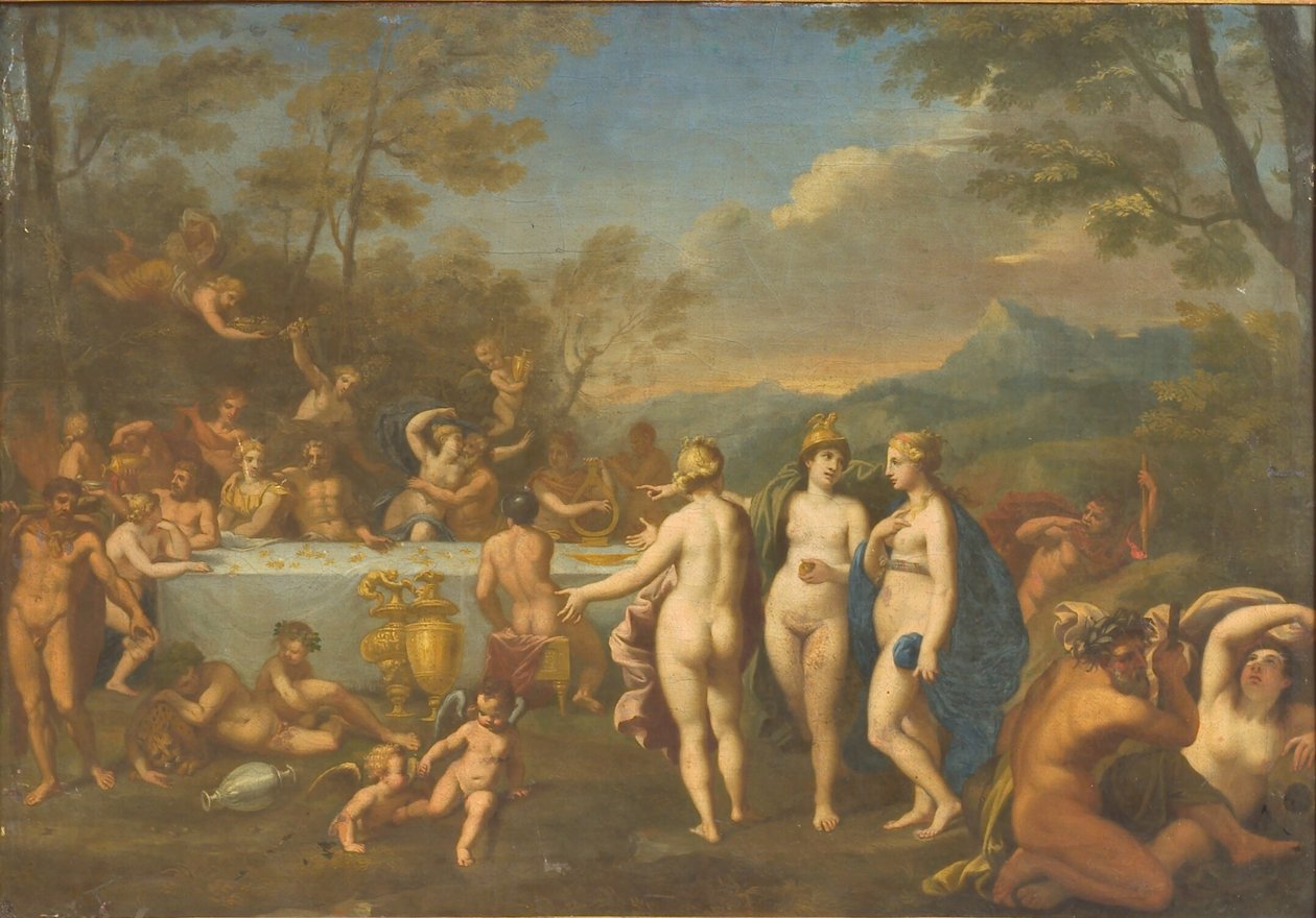Een bijeenkomst van goden door Jan van Haensbergen