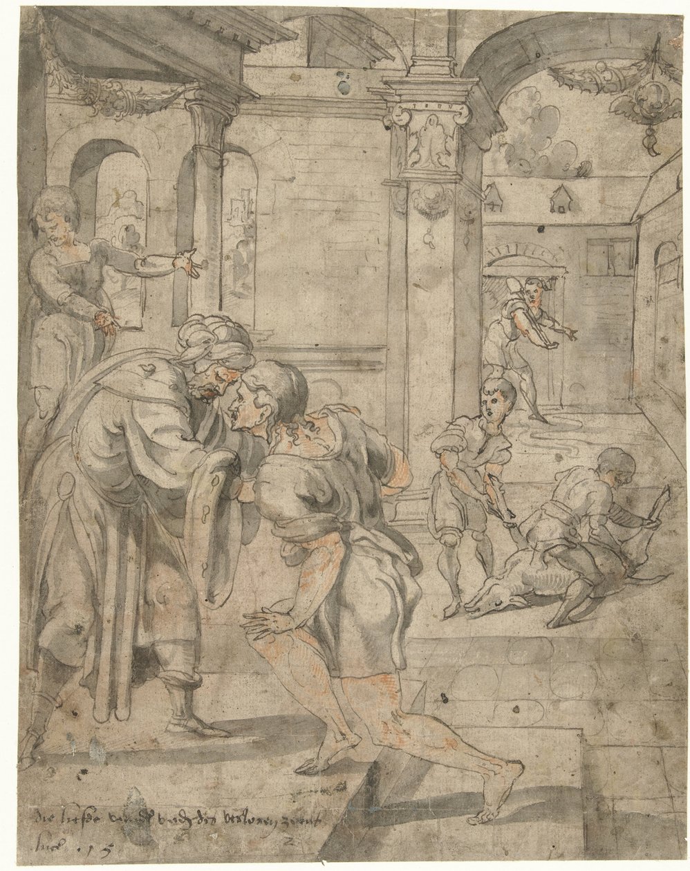 Terugkeer van de Verloren Zoon door Jan van Scorel (circle of)