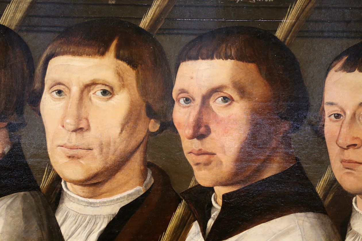 Groep Portret van de Pelgrims van Jeruzalem door Jan van Scorel