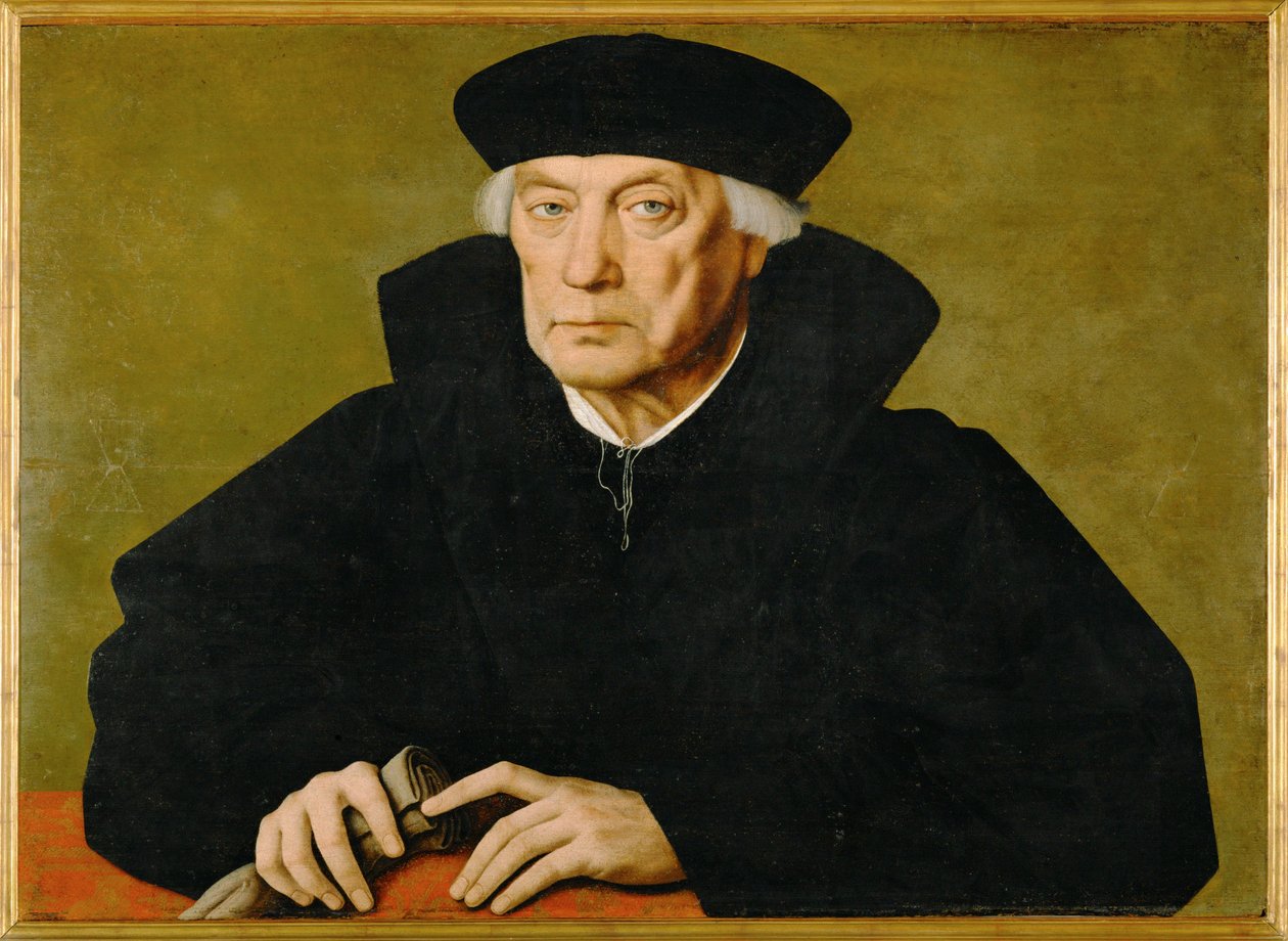 Jan II Carondelet, staatsman, raadsman van Margarete van Parma (dochter van keizer Karl V ... door Jan van Scorel