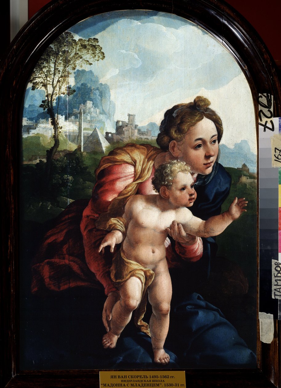 De Maagd en het Kind door Jan van Scorel