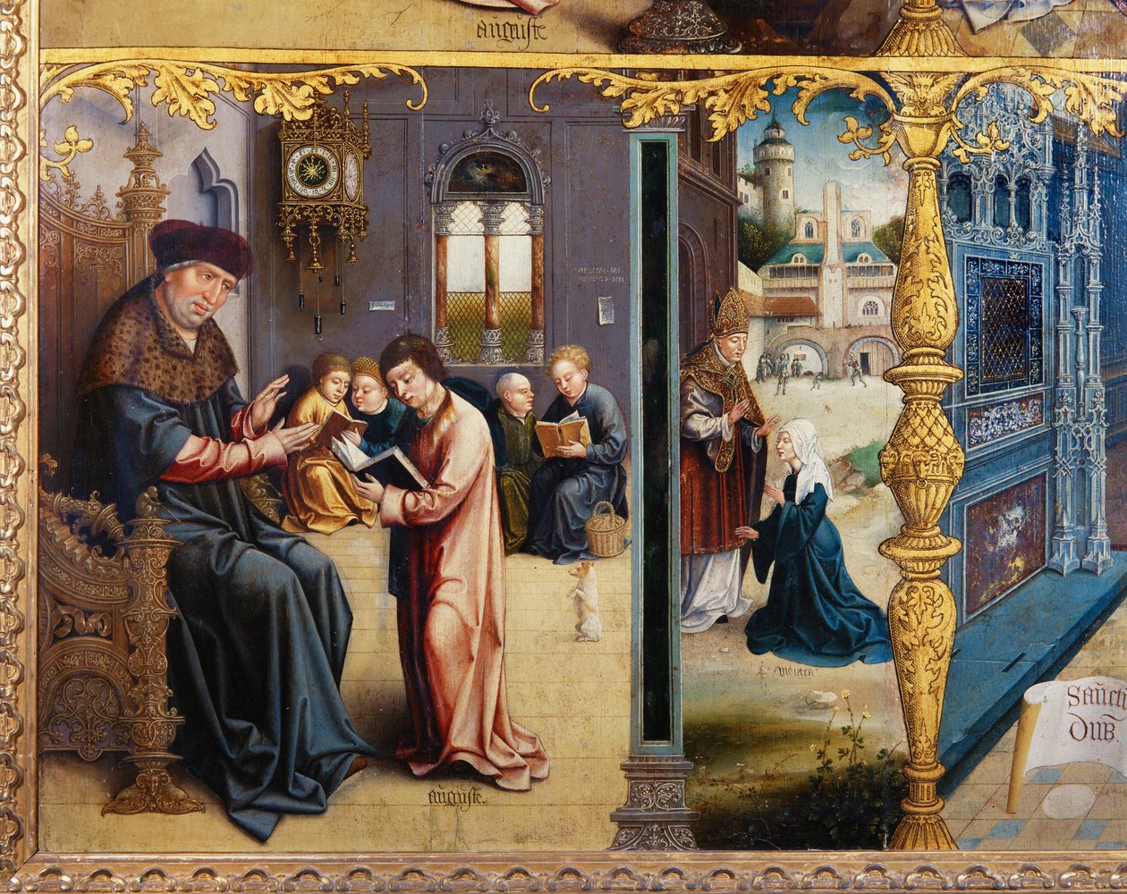 Sint-Augustinus altaar door Jan van Scorel