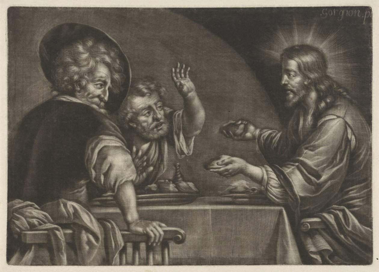 Maaltijd te Emmaüs door Jan van Somer