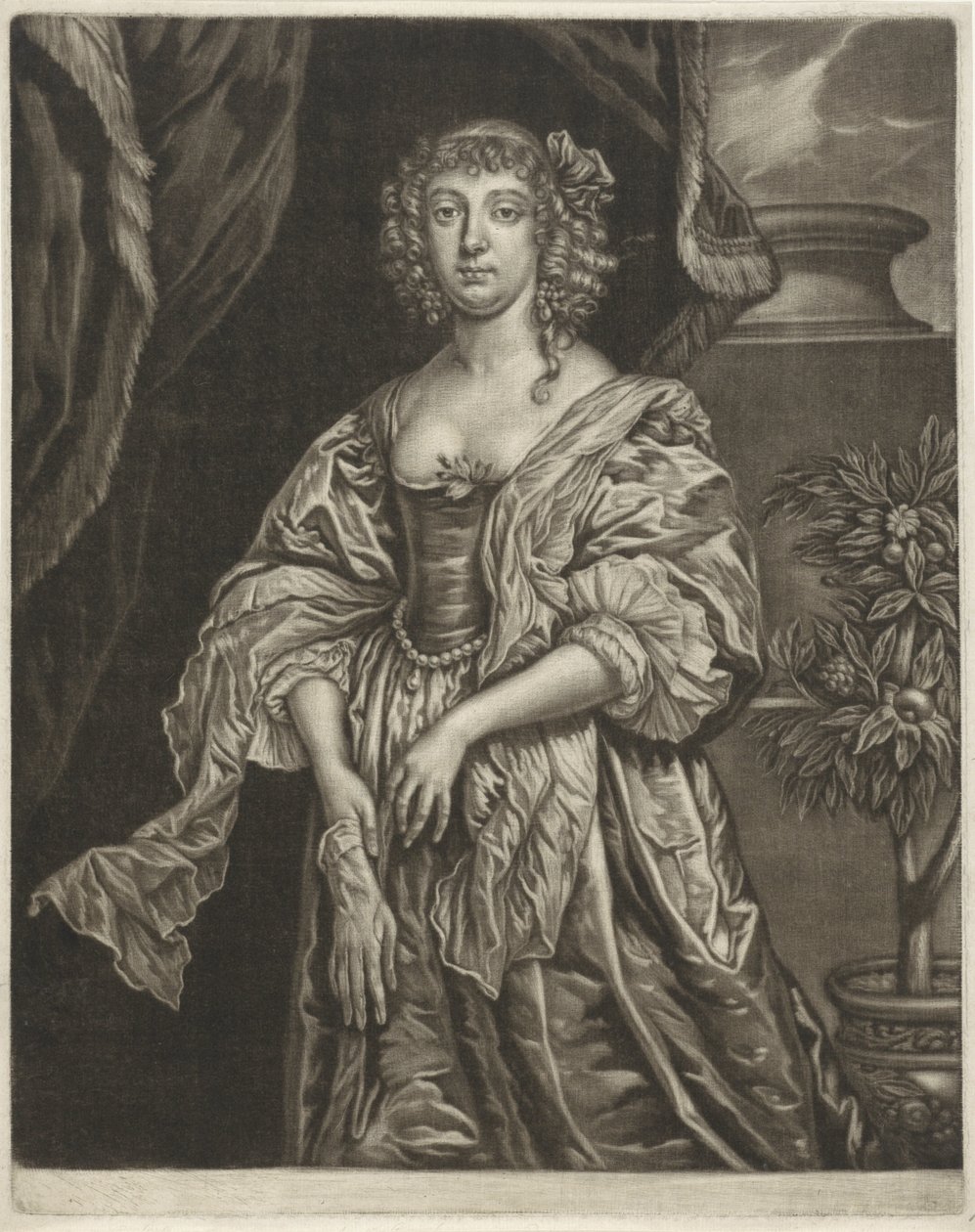 Portret van Anna van Bedford door Jan van Somer