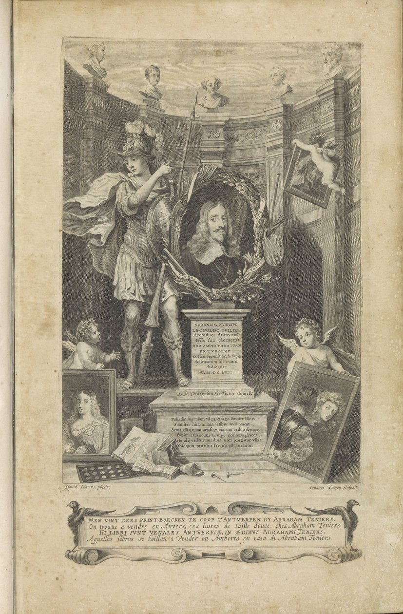Allegorie op aartshertog Leopold Willem van Oostenrijk door Jan van Troyen