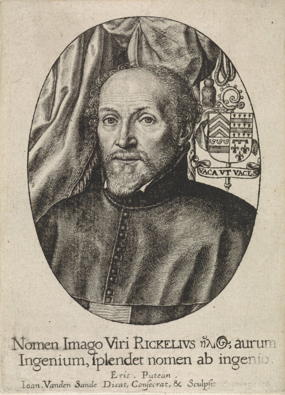 Portret van de theoloog Dionysius Ryckel door Jan van de Sande