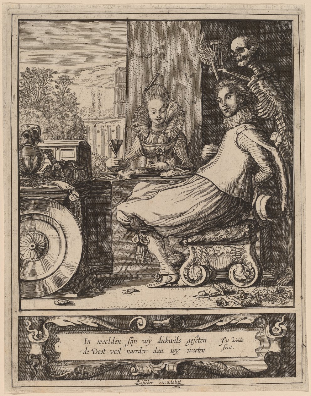 De Dood Verrast een Koppel door Jan van de Velde II