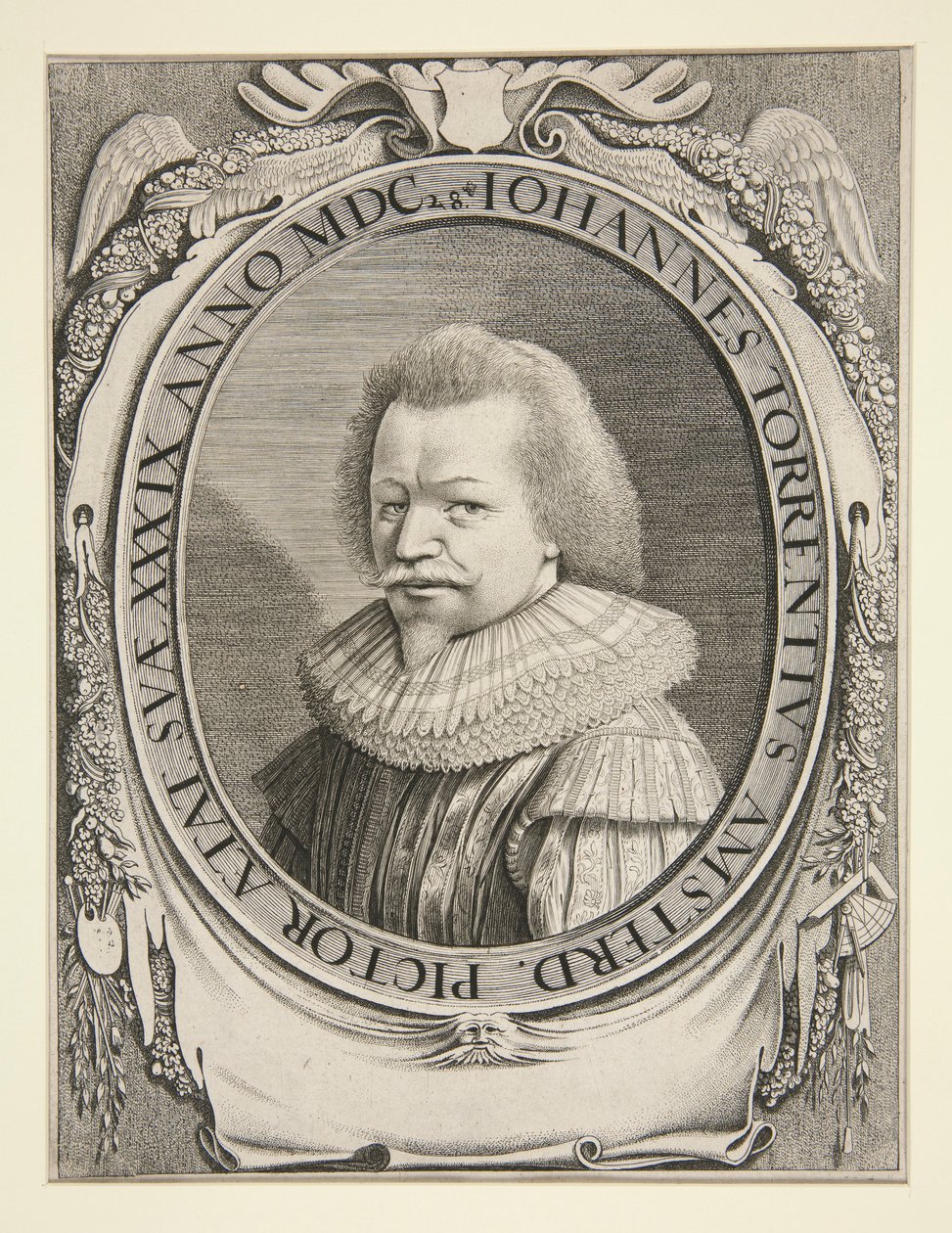 Portret van Johannes Torrentius door Jan van de Velde II