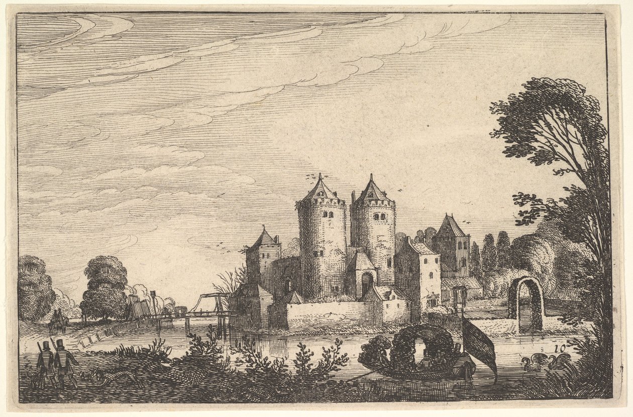 Het Kasteel, ca. 1616 door Jan van de Velde II