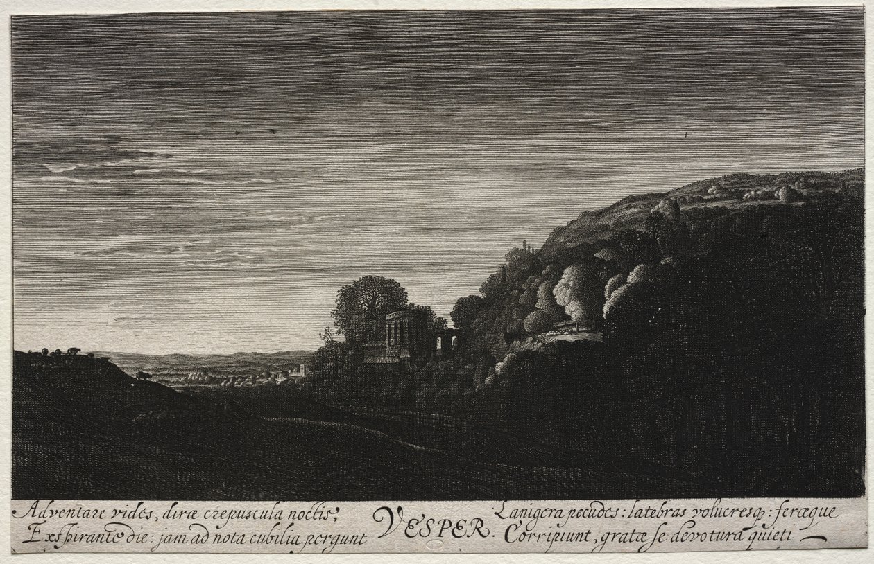 Tijden van de Dag: Vespers door Jan van de Velde II