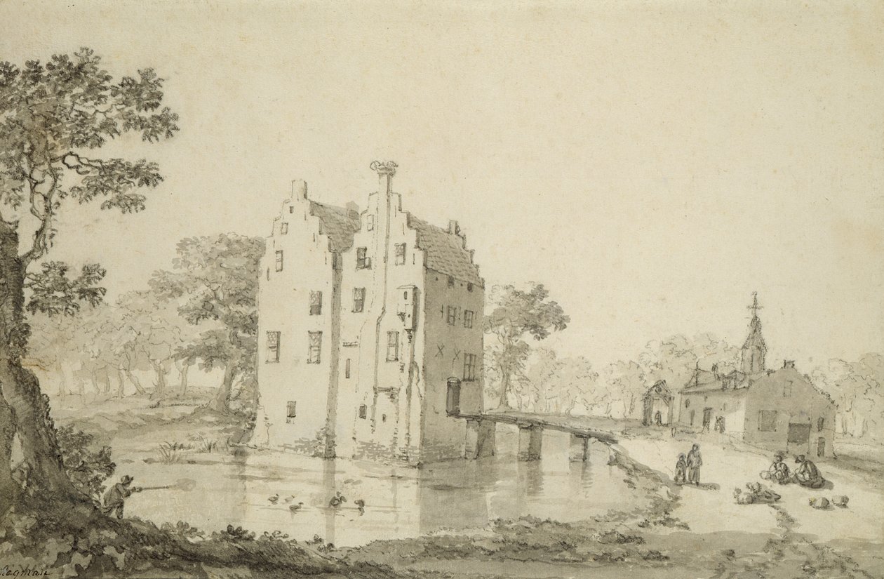 Kasteel Zuylenburgh (Slot Zuylen) door Jan van der Heyden