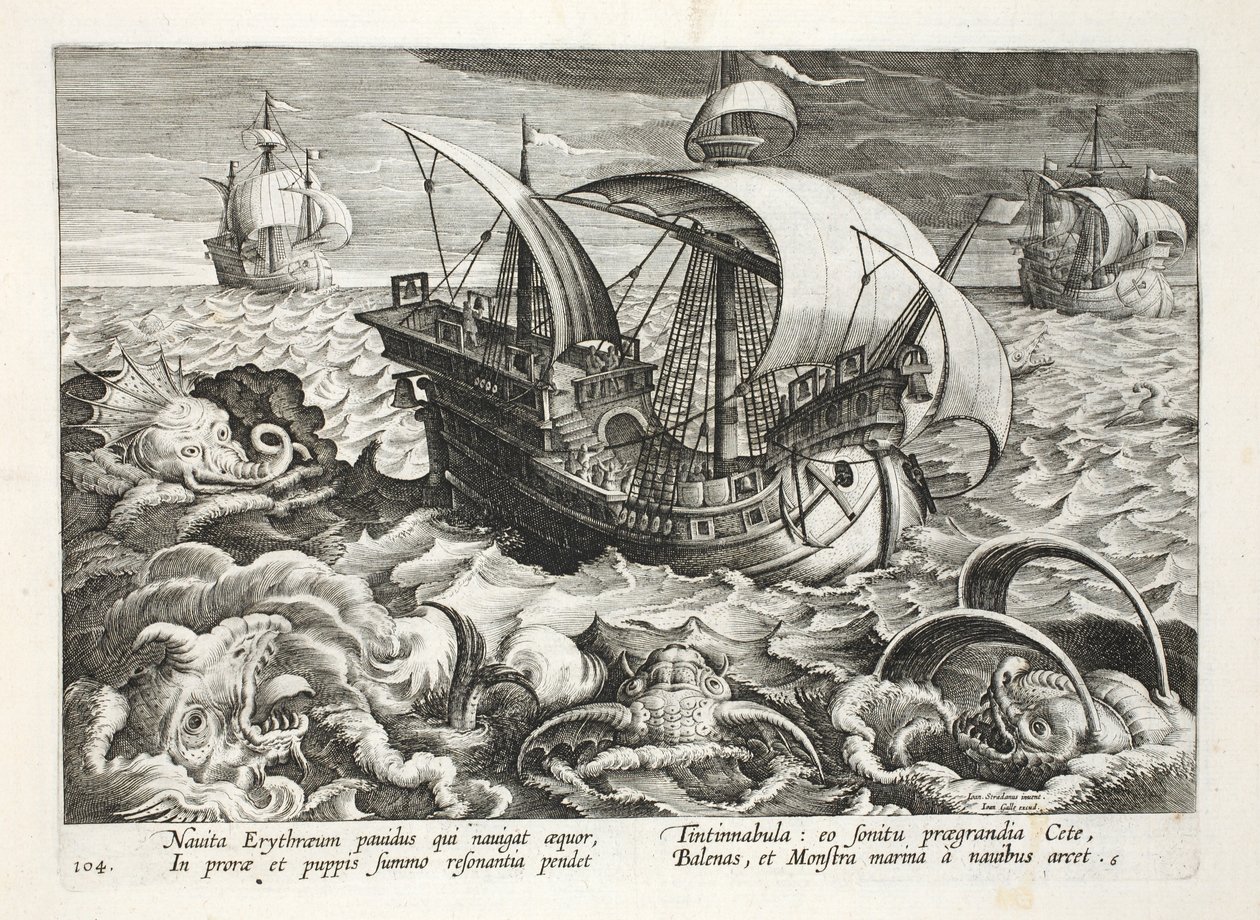 Jacht op Zeewezens, plaat 84, illustratie uit 