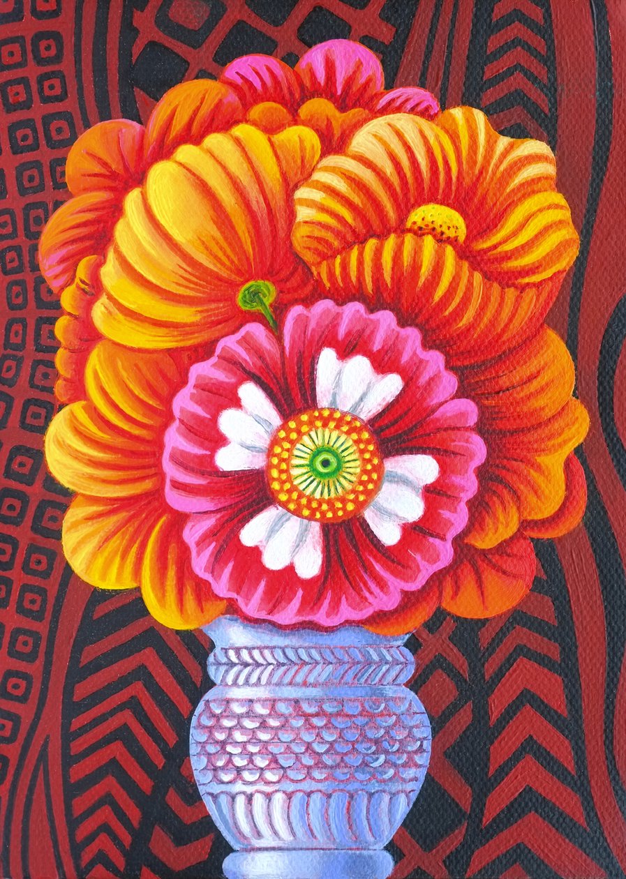 Goudsbloemen, 2014 door Jane Tattersfield