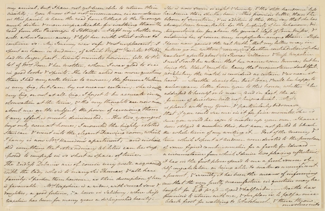 Brief van Jane Austen aan haar zus Cassandra, 30 november 1800 door Jane Austen