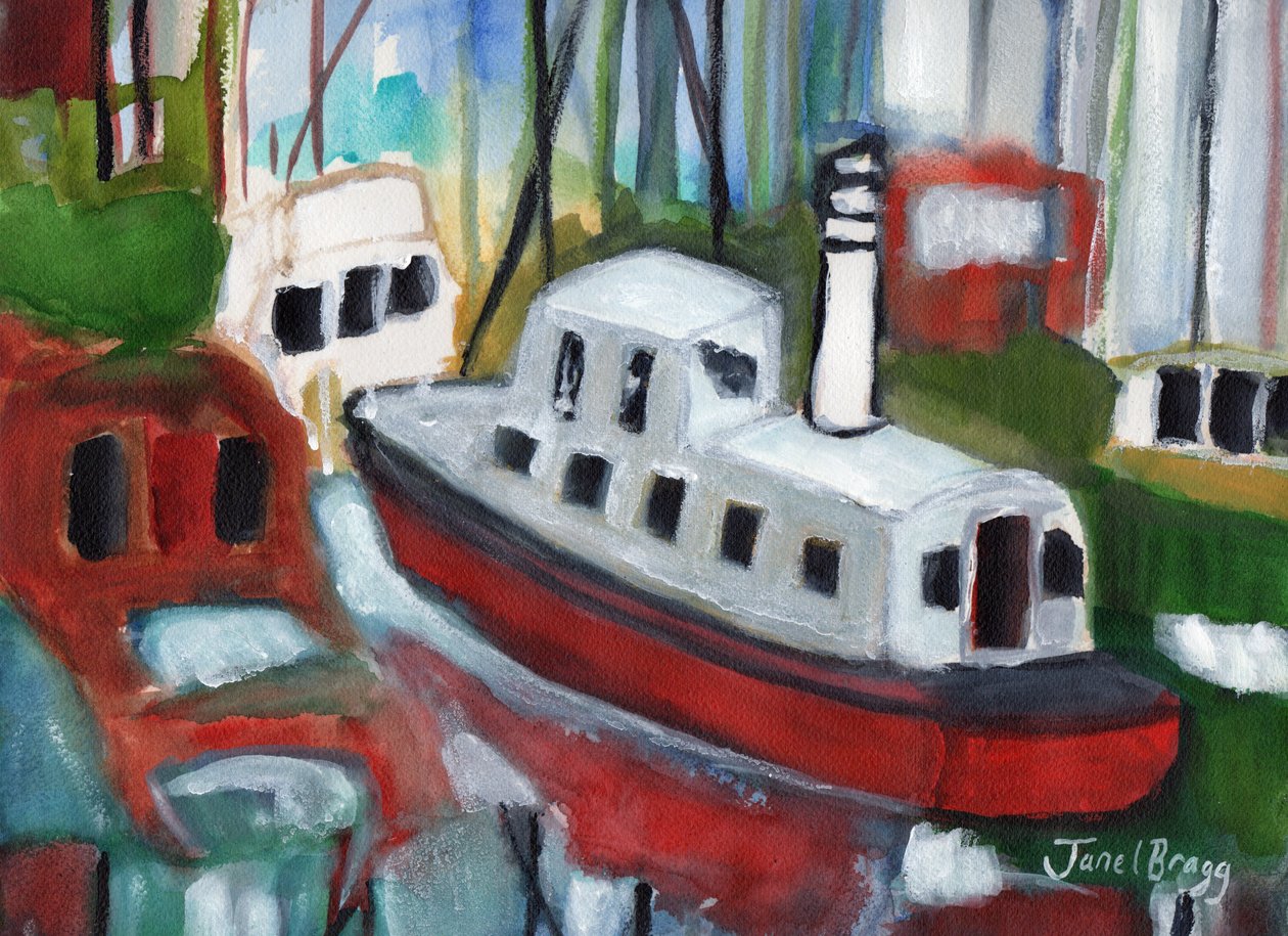 Boten in Cap Sante Marina, ca. 2018 door Janel Bragg