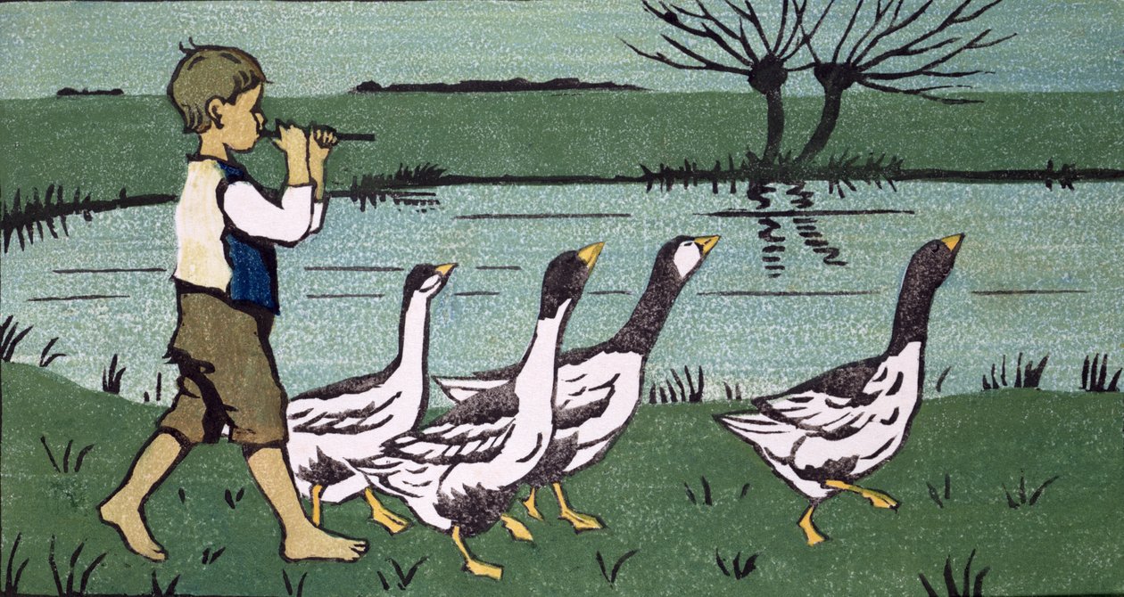 De processie door Janet Fisher