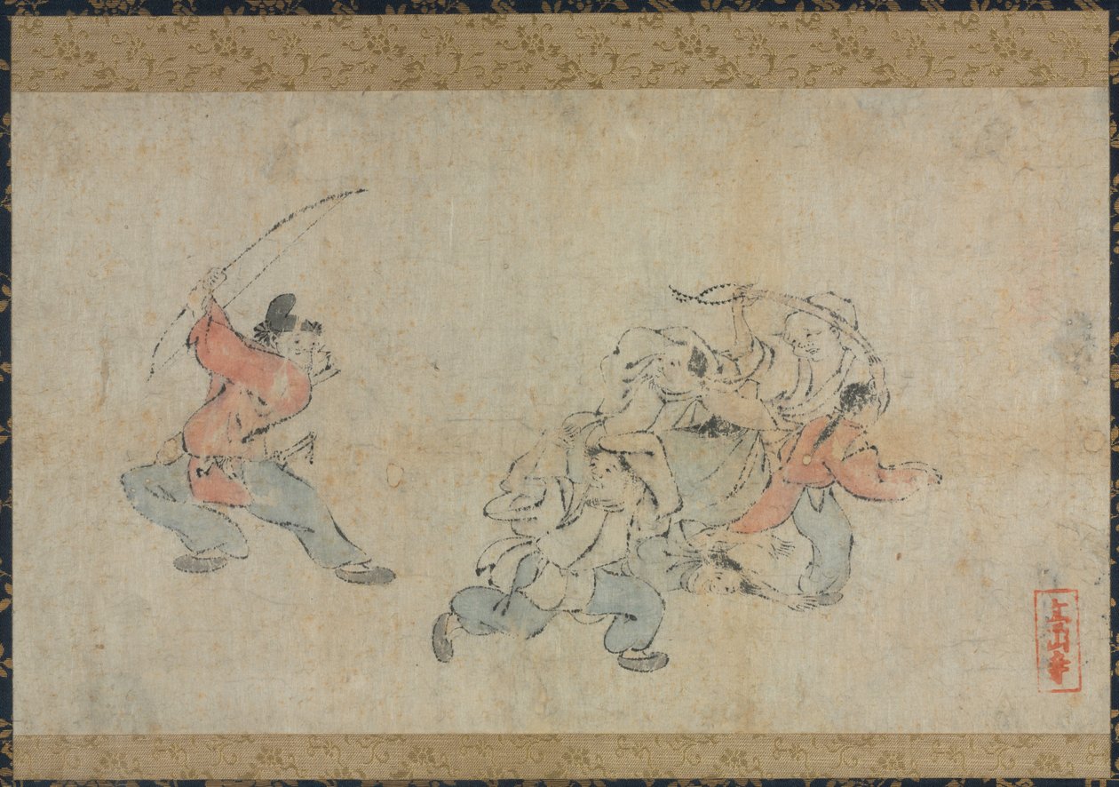 Toba-e (komische afbeelding) door Japan, Edo period