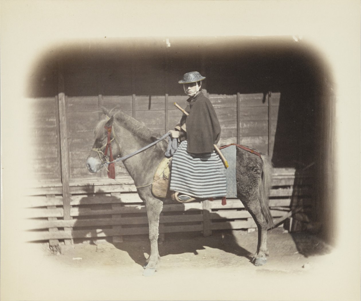 Man op een paard door Japanese Photographer