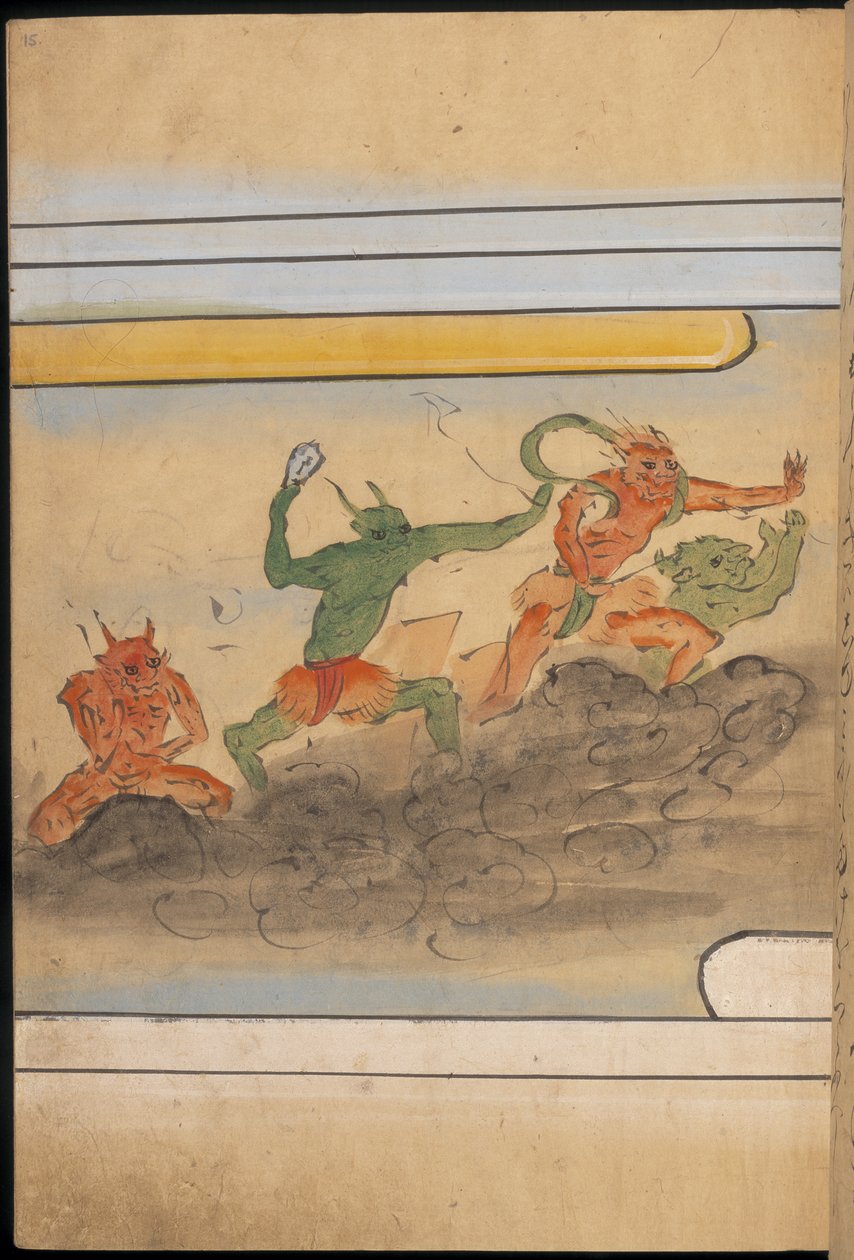 Gewapende goblins, illustratie uit de 